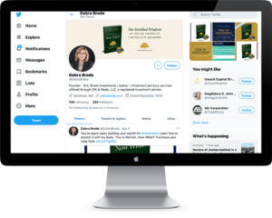 Desktop Twitter profile