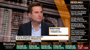 Robert Cote speaking on Bloomberg